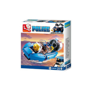 Konstruktor Sluban Police Hoovercraft blue
