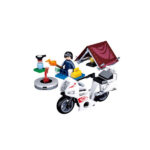 Konstruktor Sluban camping motorcyclist 16.5 cm 77-parts