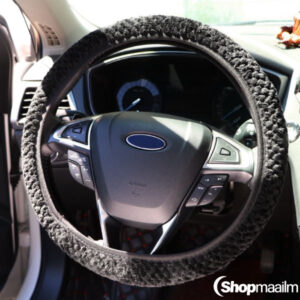 Roolikate Steering wheel cover black