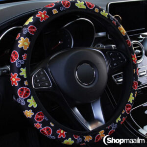 Roolikate Steering wheel cover flower 2