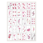 Ajutised tätoveeringud Tattoo set flowers