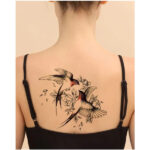 Ajutine tatoveering Temporary tattoo birds