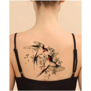 Ajutine tatoveering Temporary tattoo birds