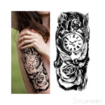 Ajutine tatoveering Temporary tattoo clock