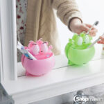 Hambaharjade hoidja Tooth brush holder frog