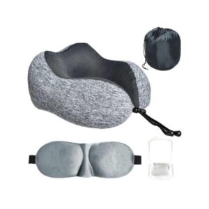 Kaelapadi, silmamask, kõrvatropid Travel set