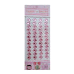 Dekoratiivsed kleebised Twinkle stickers pink square