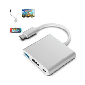 Adapter USB-C to USB-C, HDMI, USB 3.0 port