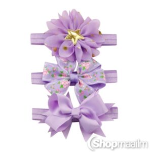 Peapaelad lastele Violet headband 3 pcs
