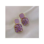 Kõrvarõngad Violet squares earrings