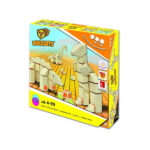 3D konstruktor WOODEN BLOCKS 40pcs, DINOSAUR