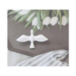 Pross White dove brooch