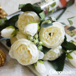 Kunstlill White peony
