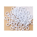 Juuksekummid White scrunchie set