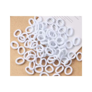 Juuksekummid White scrunchie set