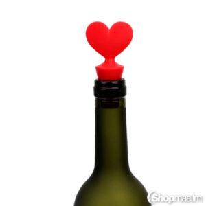 Pudelikork Wine stopper red