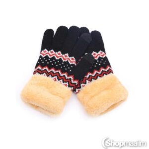 Puutetundliku ekraani kindad Winter gloves black