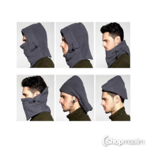 Müts-mask Winter hat mask grey