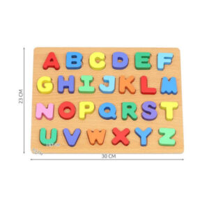 Puidust pusle - tähestik Wooden alphabet