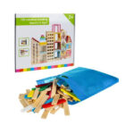 Konstruktor Wooden building blocks 150 pcs