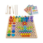 Arendav mänguasi Wooden puzzle - beads