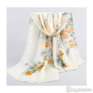Kaelasall Yellow flower scarf