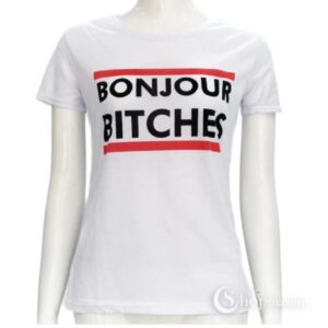 T-Särk Bonjour white - XS