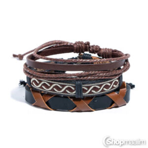 Käevõrude komplekt Brown bracelet 3 pcs