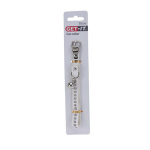 Kaelarihm Cat collar diamonds white 30 x 1,3 cm