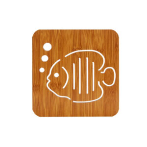 Kuumaalus Coaster fish square 17cm