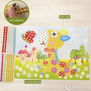 Teemandi mosaiik Giraffe mosaiik