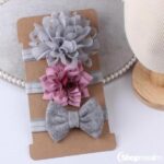 Peapaelad lastele Grey headband 3 pcs