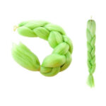 Sünteetiline punutis Hair braid - green