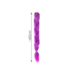 Sünteetiline punutis Hair braid - purple