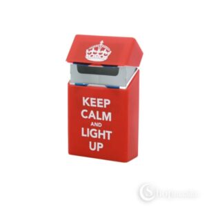 Suitsupaki ümbris Keep calm red