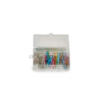 Kirjaklambrid Paperclips coloured 14x9cm steel 60 pcs