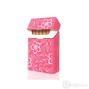Suitsupaki ümbris Pink flower case
