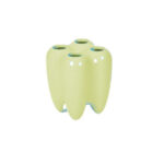 Hambaharjade hoidja Toothbrush holder green
