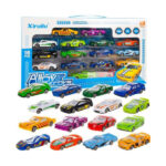 Mänguautode komplekt Color cars / springs 16 pcs