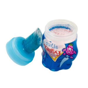 Pulgakomm + pulber Cutie Katty Candy raspberry
