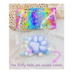 Stressivastane mänguasi Мягкая кошачья лапка табалапка Squishy cat paw blue