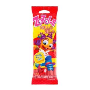 Kummikommid Zozole sticks sour strawberry