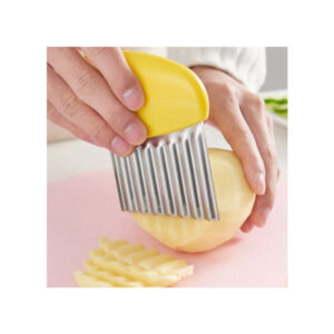 Nuga lainelise teraga Knife for fries, vegetable cutter
