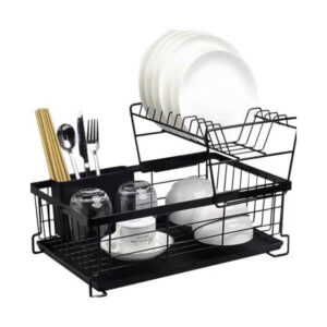 Kahekorruseline nõudekuivatusrest Two tier dish drainer 2