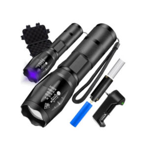 LED-taskulamp 2in1 XPE UV Flashlight