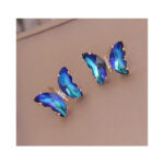 Kõrvarõngad Dark blue butterflies earrings