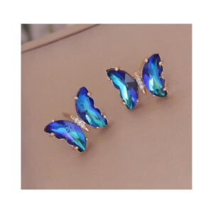 Kõrvarõngad Dark blue butterflies earrings