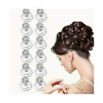 Juukseklambrid Diamond hair pin 12 pcs