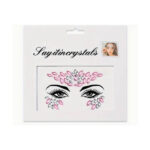 Kleepsud näole Face sticker pink silver