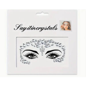 Kleepsud näole Face sticker silver